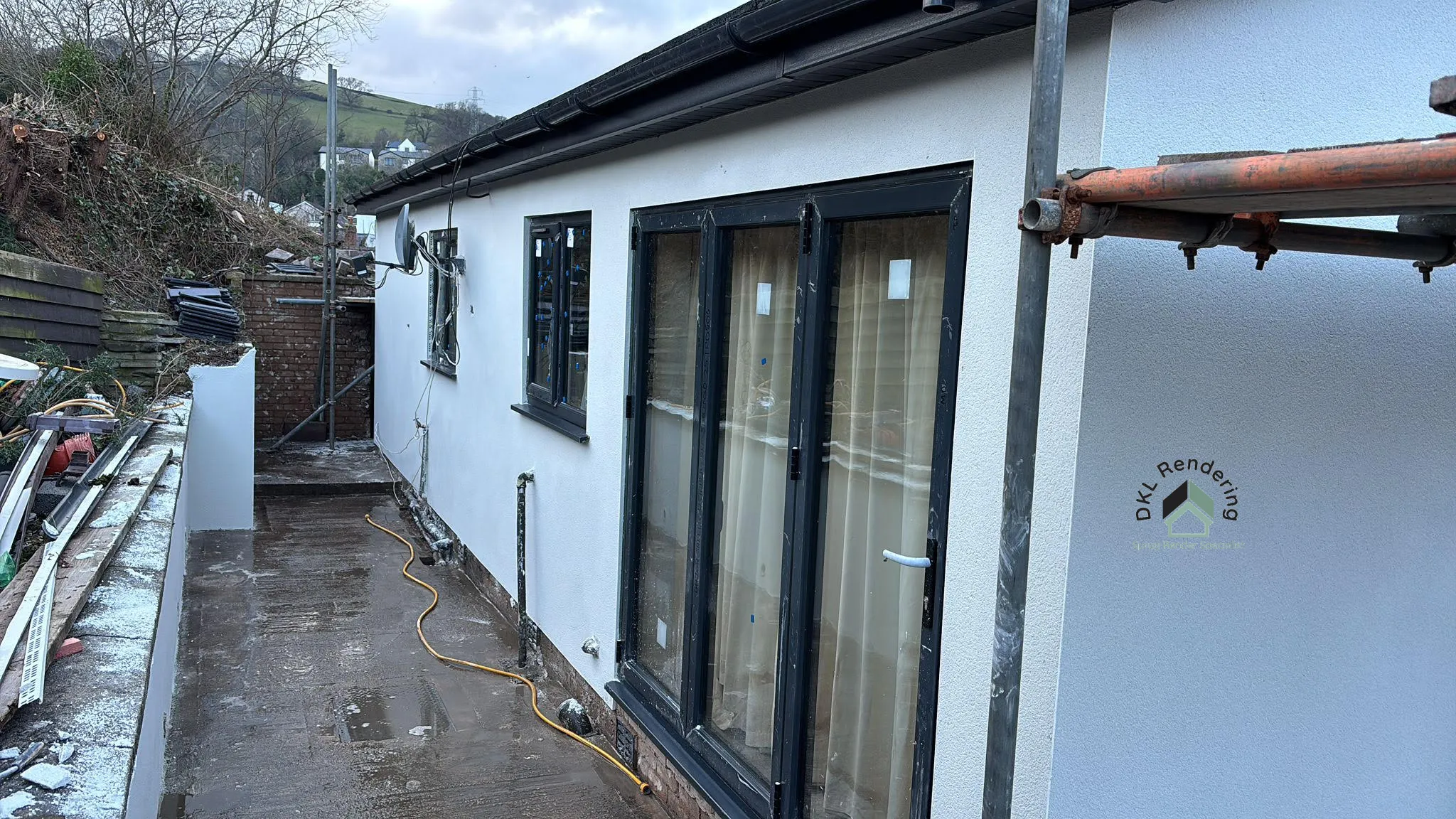 Render repair and restoration work